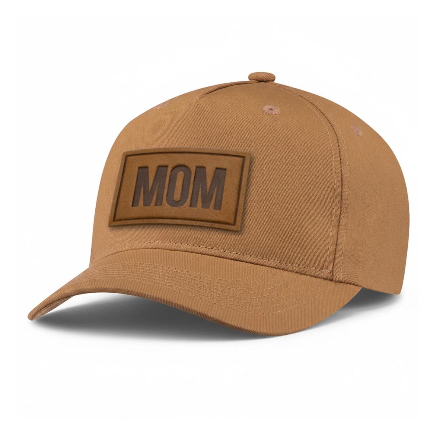 MOM Leather Patch 5-Panel Hat