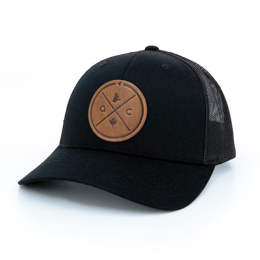 Québec Compass Leather Patch Hat