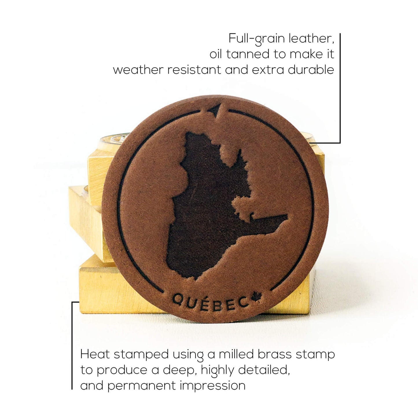 Québec Leather Patch Hat