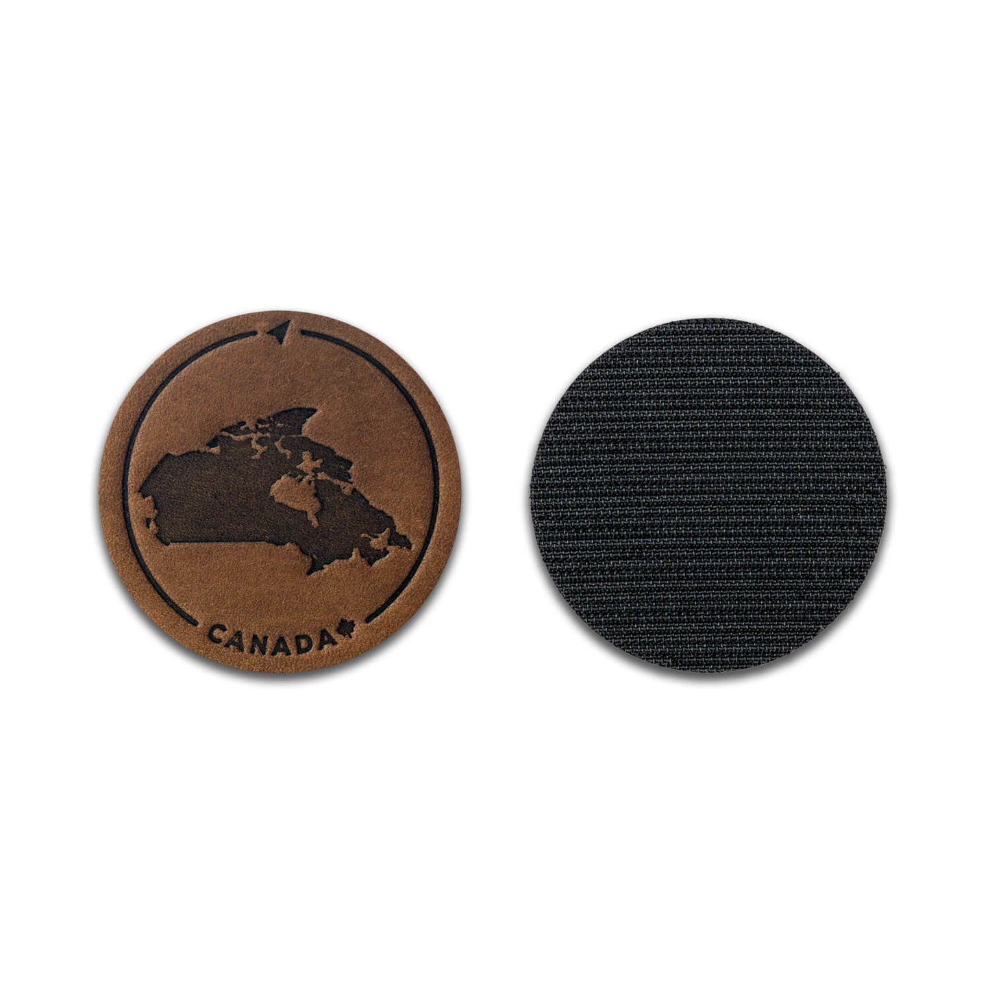 Canada Leather Patch with Velcro