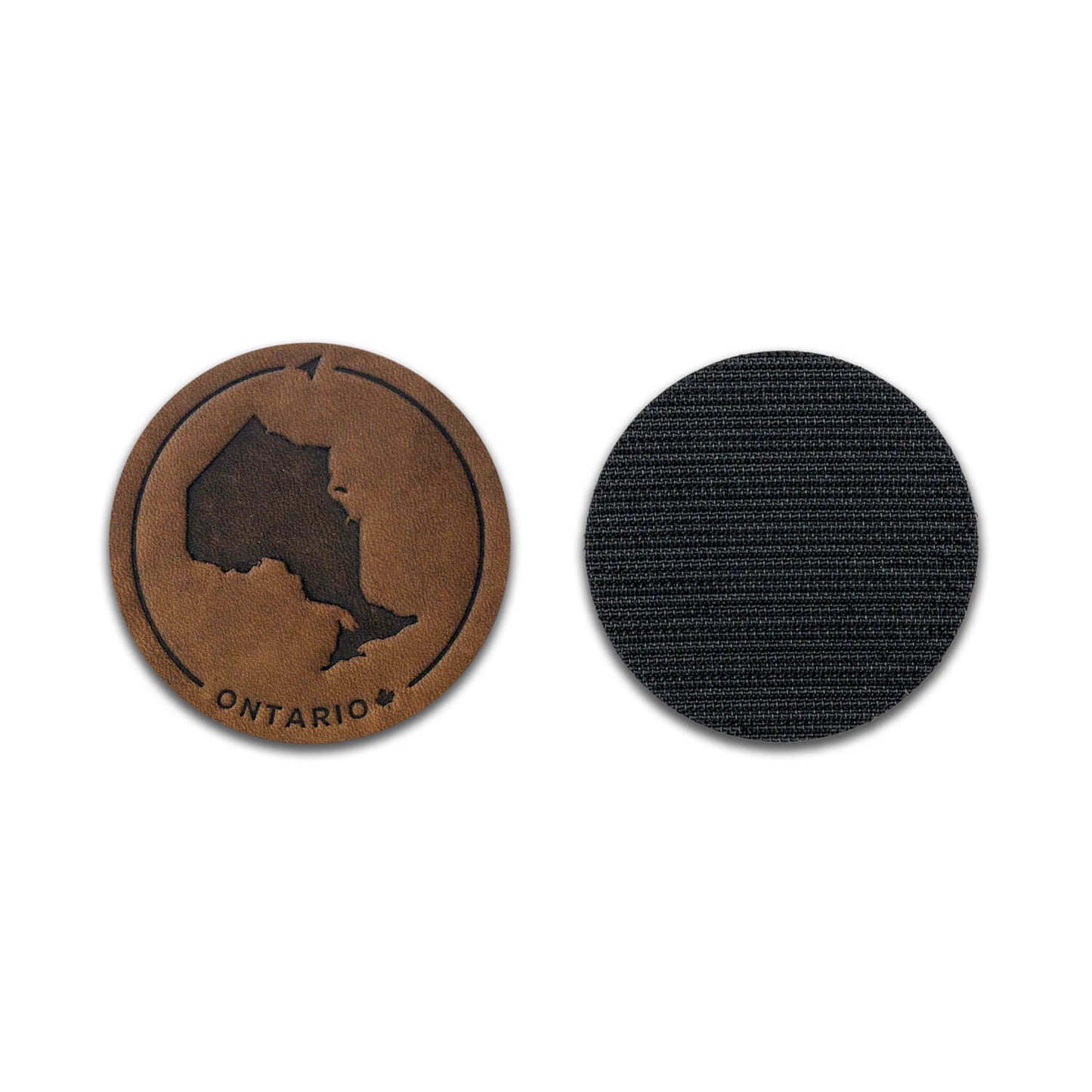 Ontario Leather Patch with Velcro