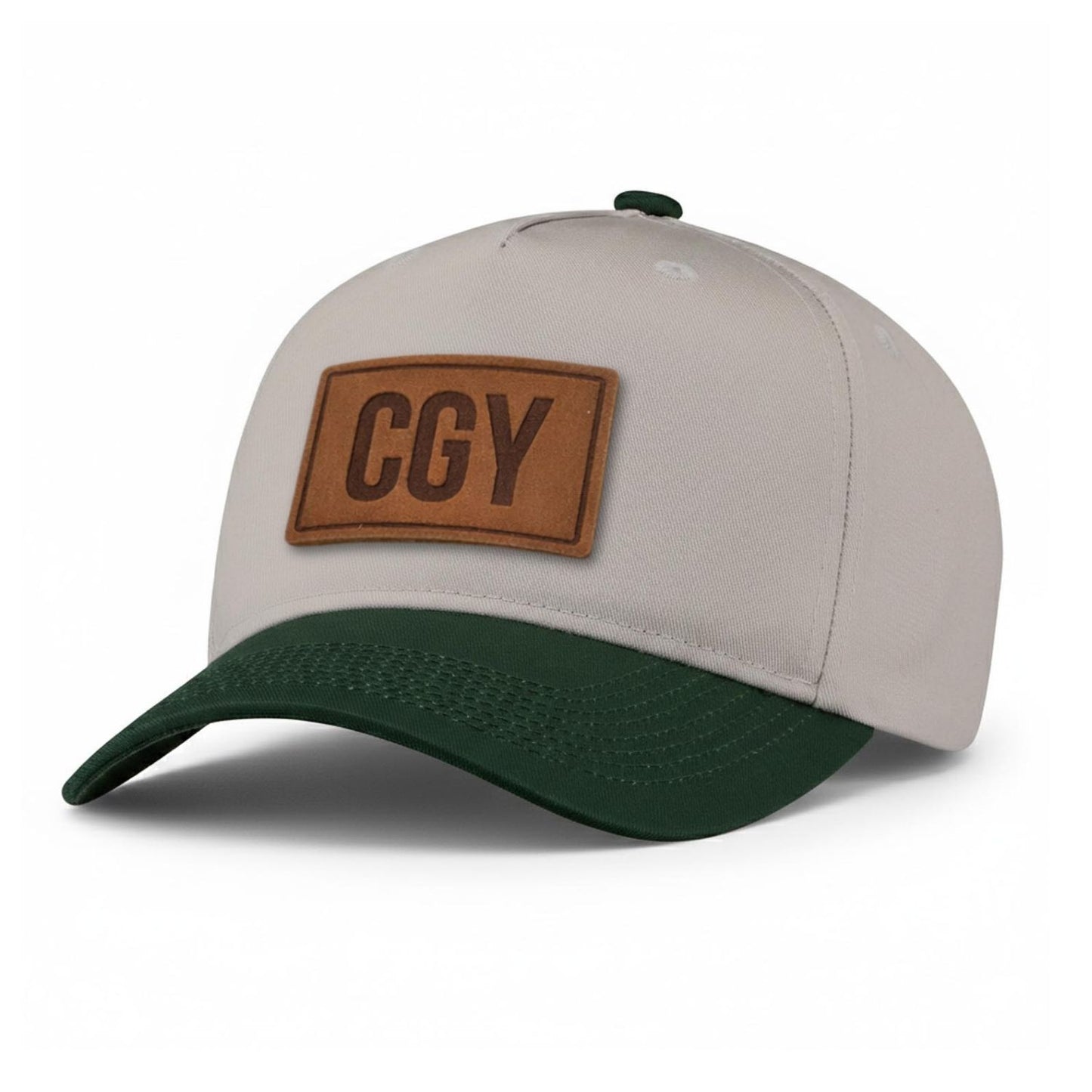 CGY Calgary Leather Patch 5-Panel Hat
