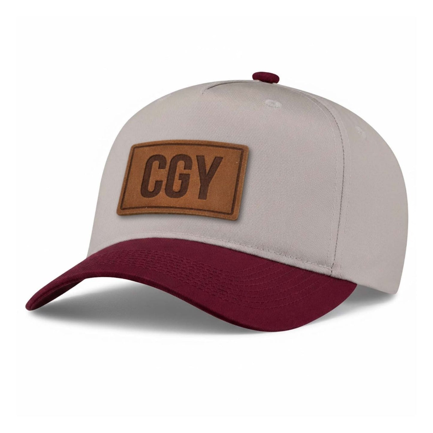 CGY Calgary Leather Patch 5-Panel Hat