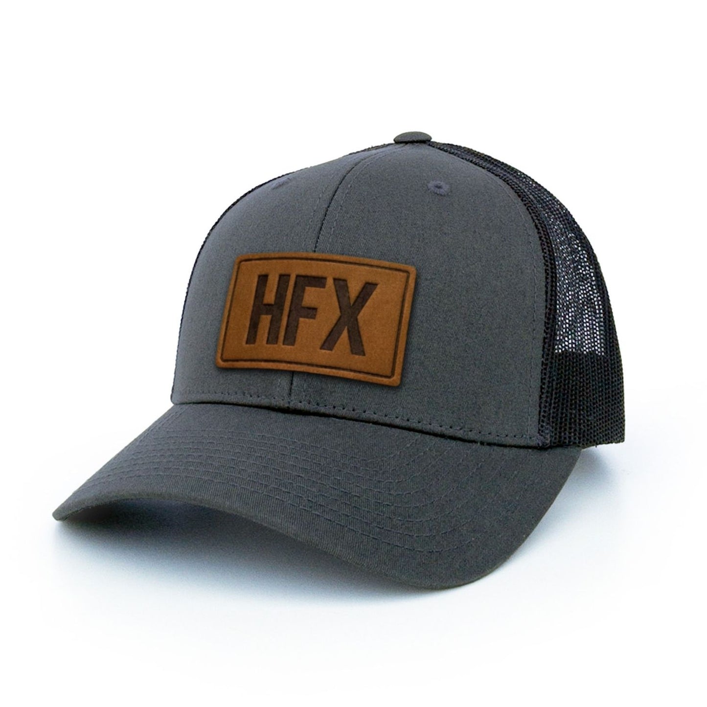 HFX Halifax Leather Patch Trucker Hat