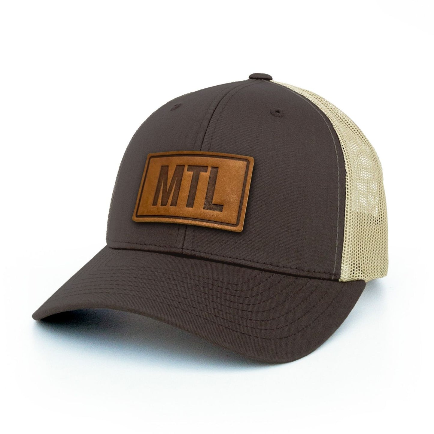 MTL Montreal Leather Patch Trucker Hat