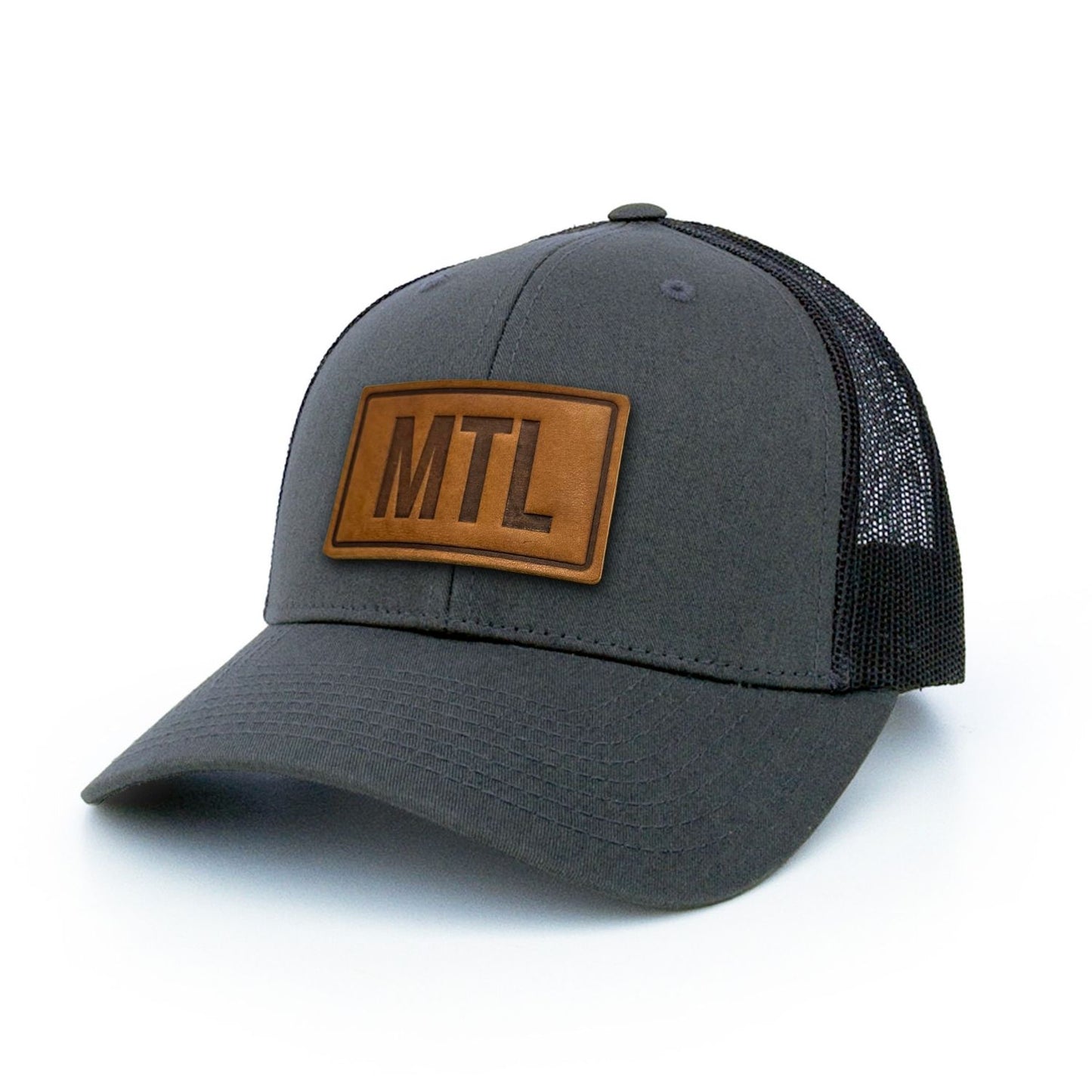 MTL Montreal Leather Patch Trucker Hat