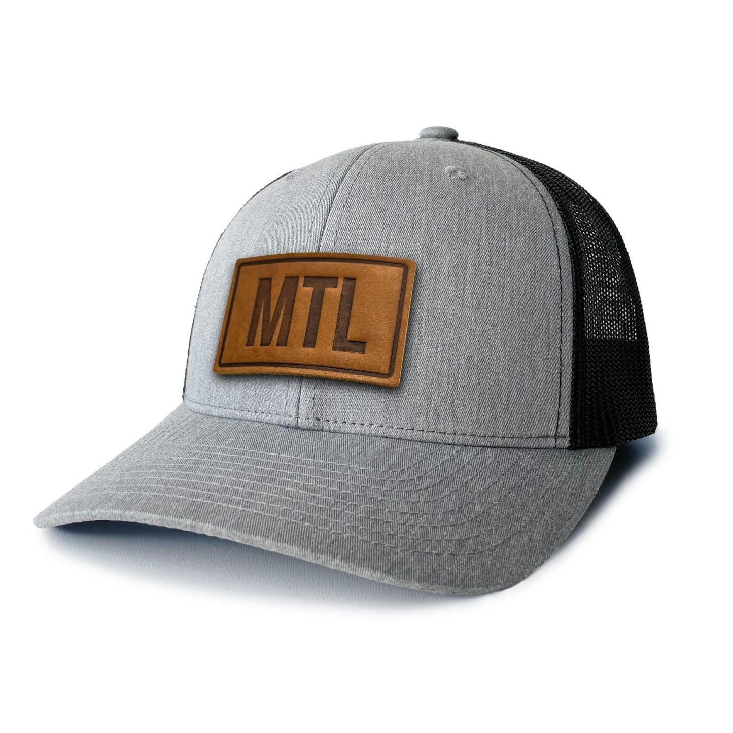 MTL Montreal Leather Patch Trucker Hat