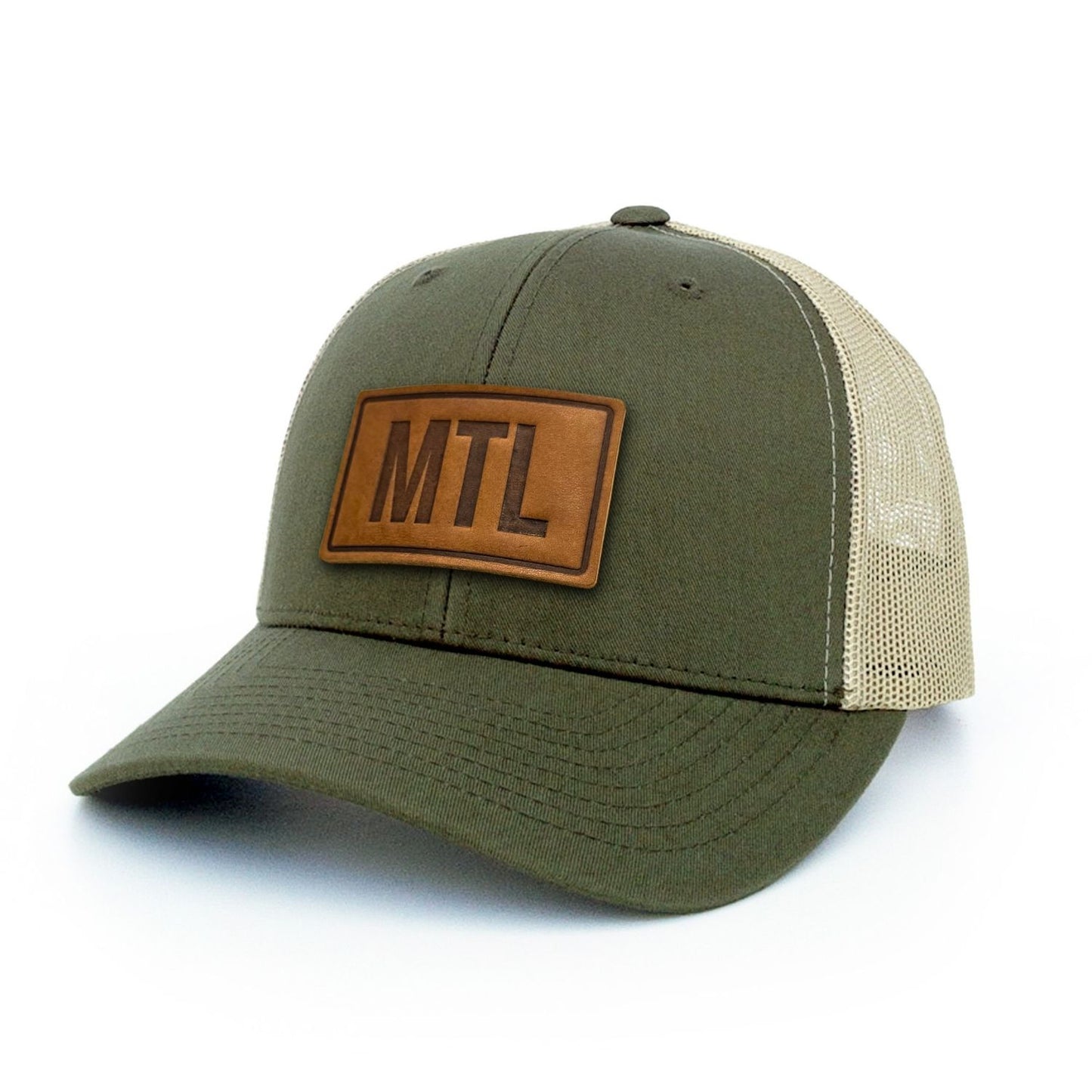MTL Montreal Leather Patch Trucker Hat