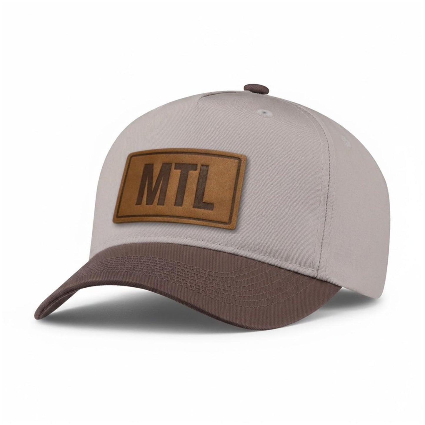 MTL Montreal Leather Patch 5-Panel Hat