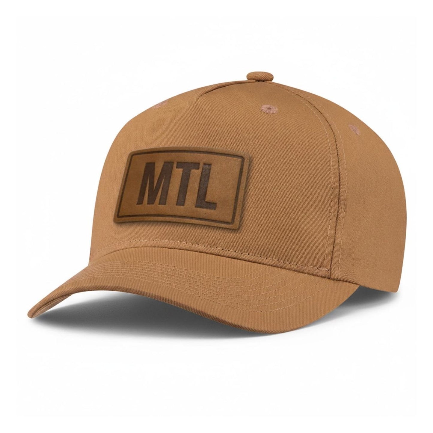 MTL Montreal Leather Patch 5-Panel Hat