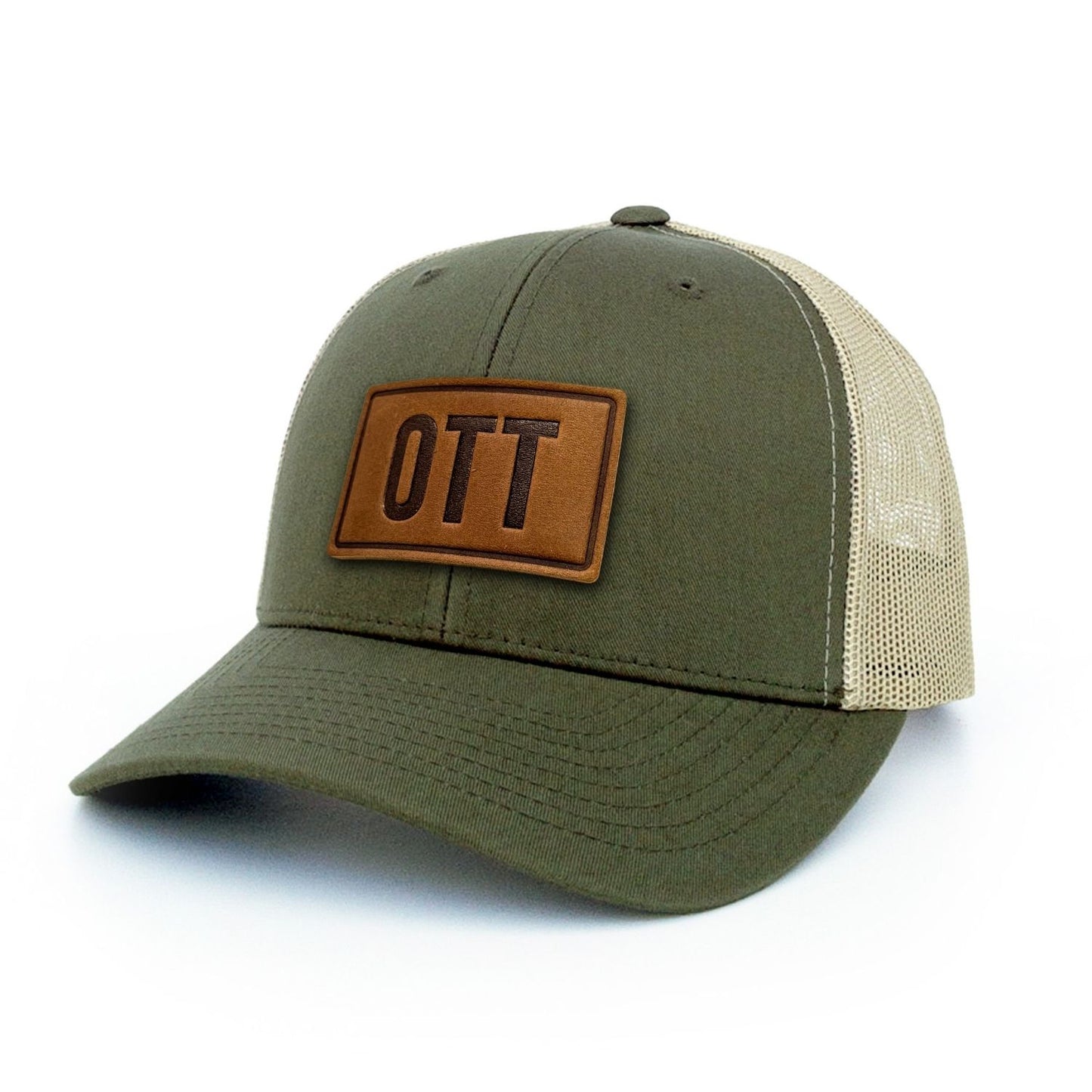 OTT Ottawa Leather Patch Trucker Hat