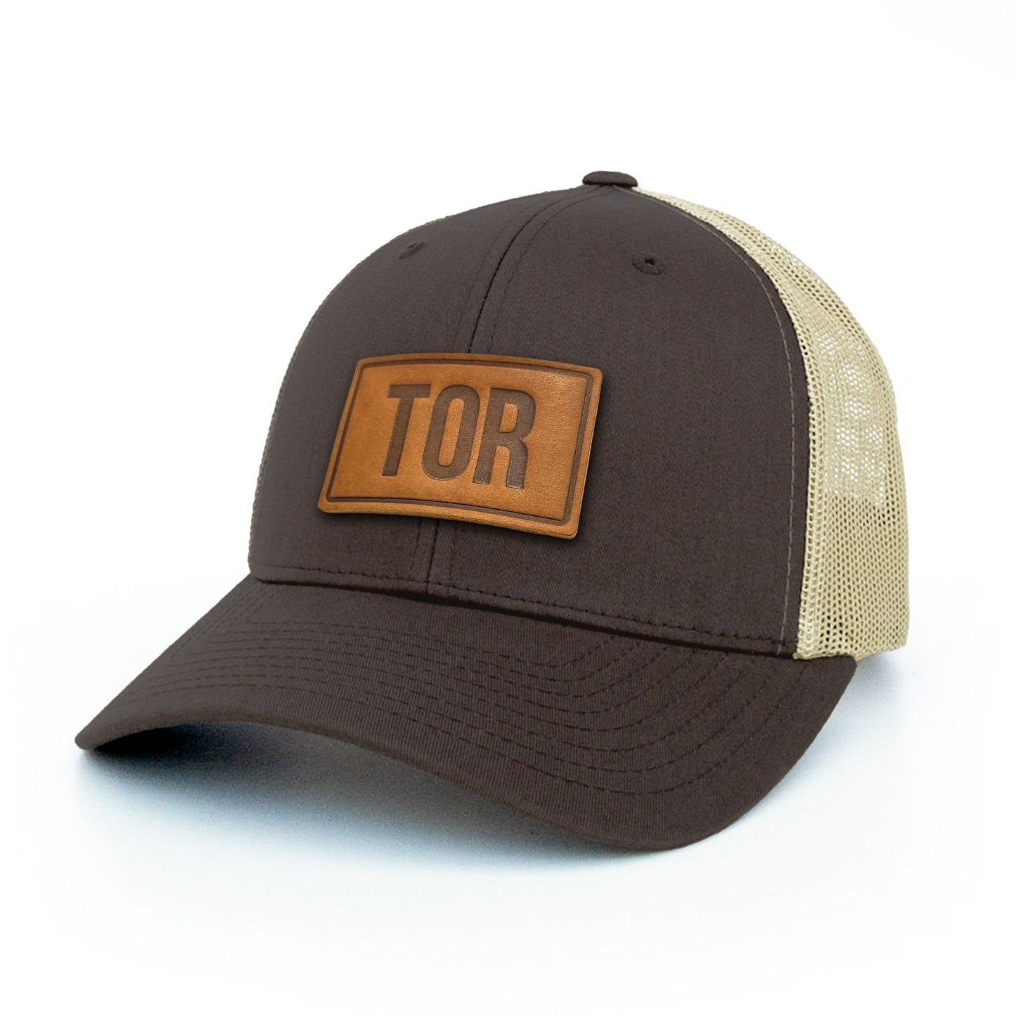 TOR Toronto Leather Patch Trucker Hat