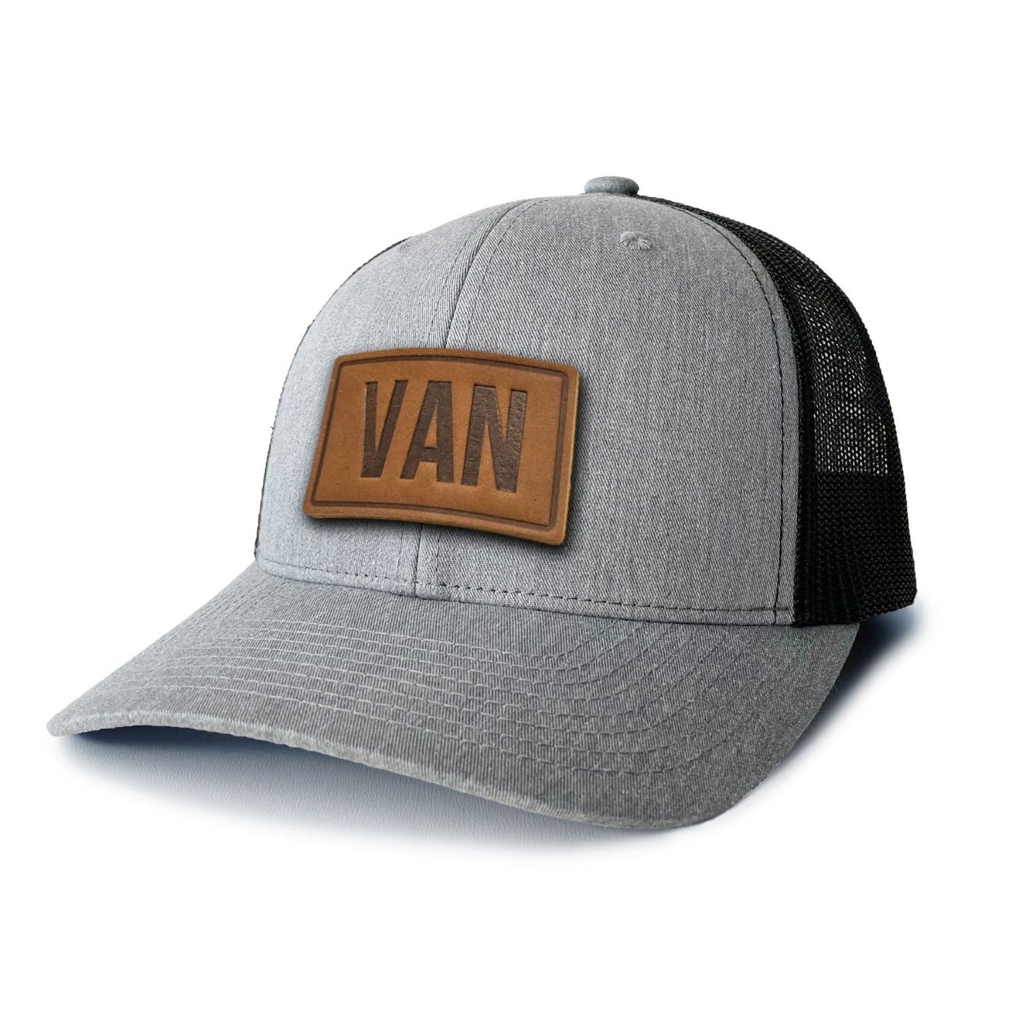 VAN Vancouver Leather Patch Trucker Hat