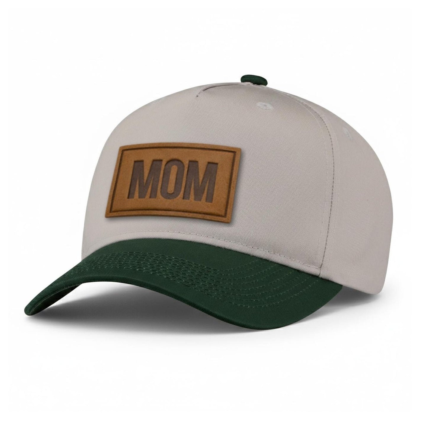 MOM Leather Patch 5-Panel Hat