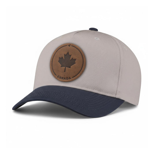 Maple Leaf Leather Patch 5-Panel Hat