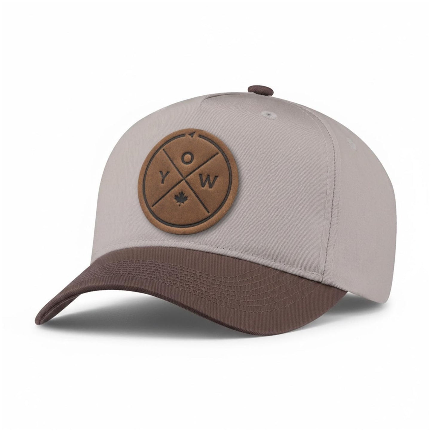 YOW Compass Leather Patch 5-Panel Hat