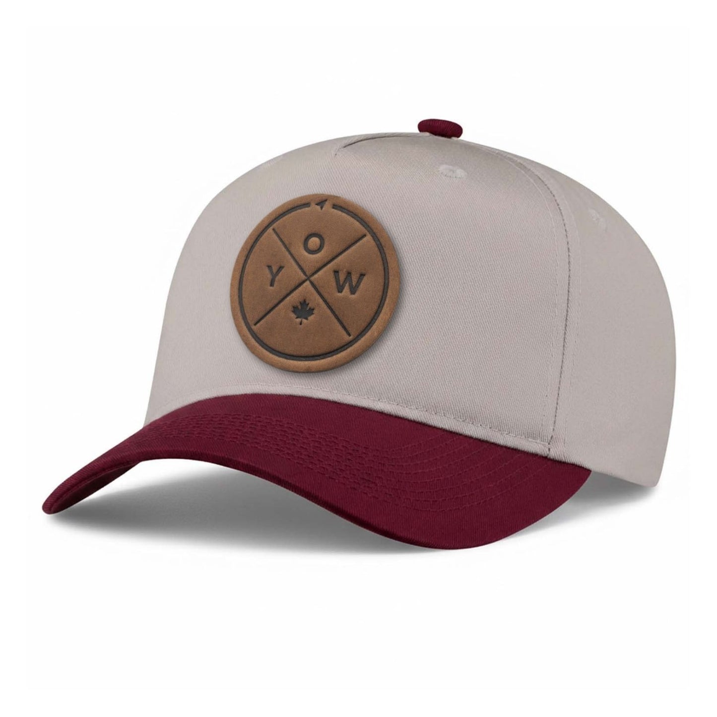 YOW Compass Leather Patch 5-Panel Hat