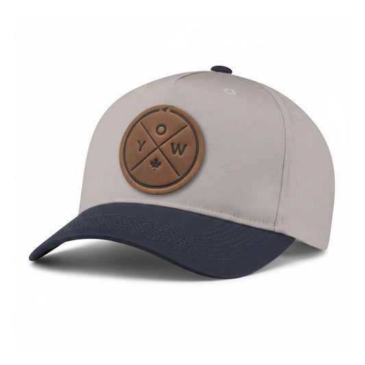 YOW Compass Leather Patch 5-Panel Hat
