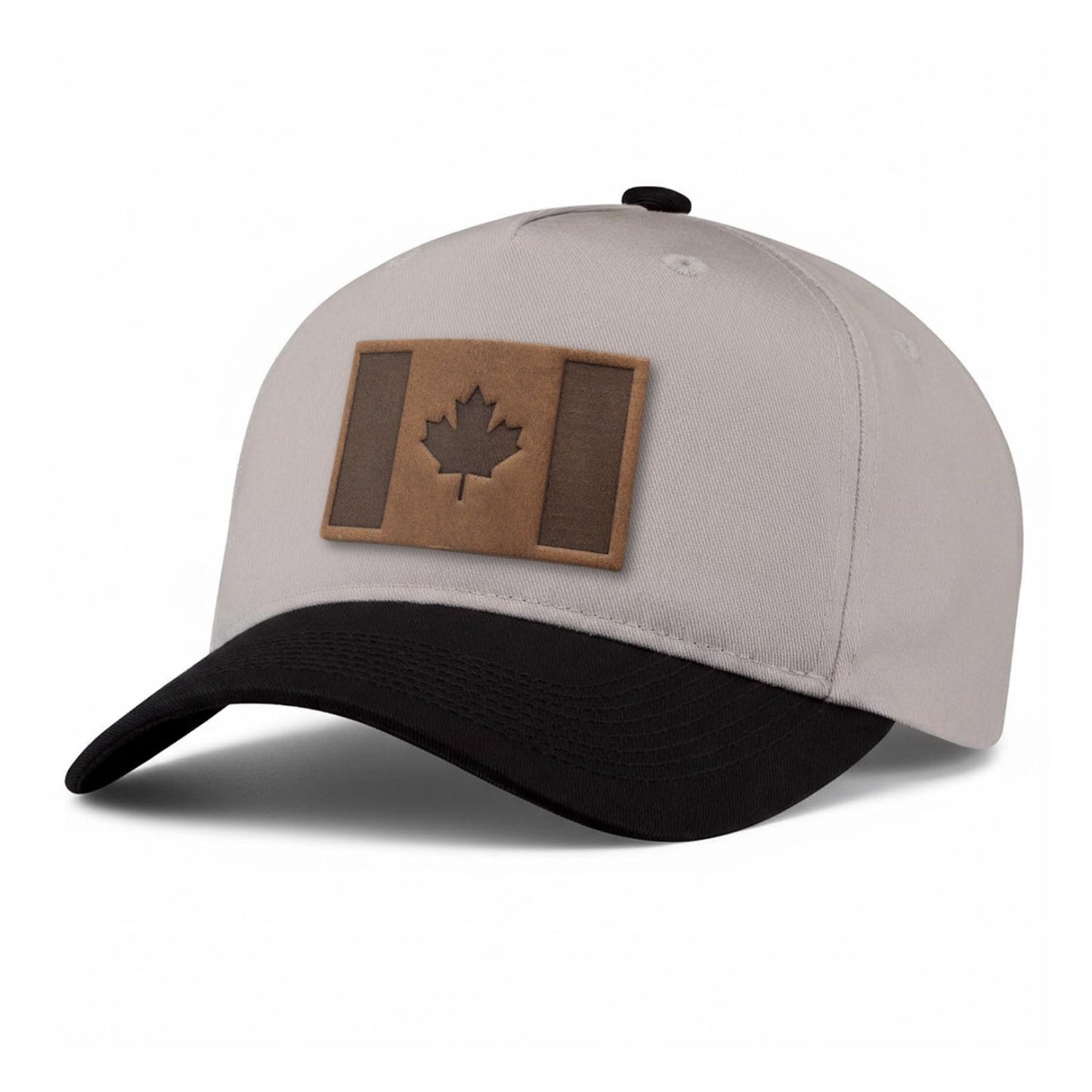 Canada Flag Leather Patch 5-Panel Hat