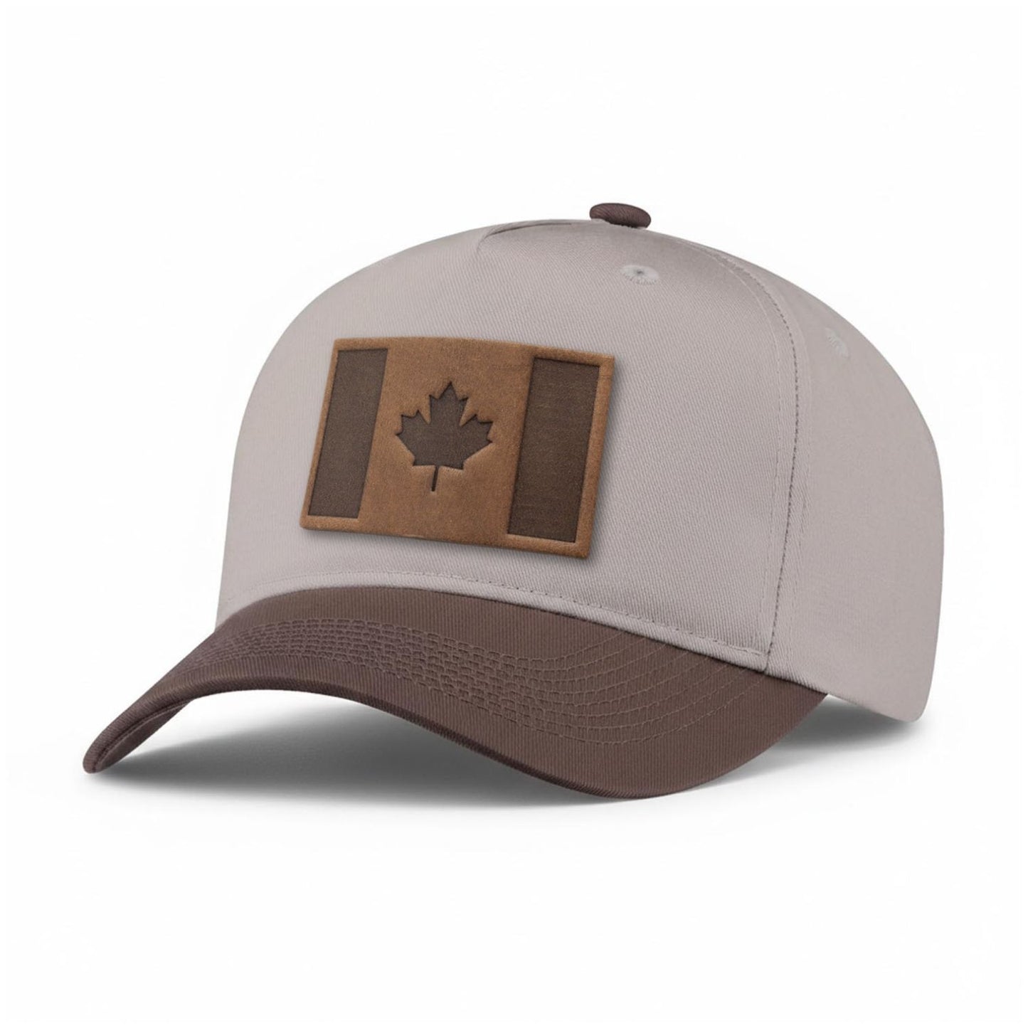 Canada Flag Leather Patch 5-Panel Hat
