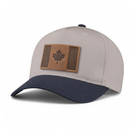 Canada Flag Leather Patch 5-Panel Hat
