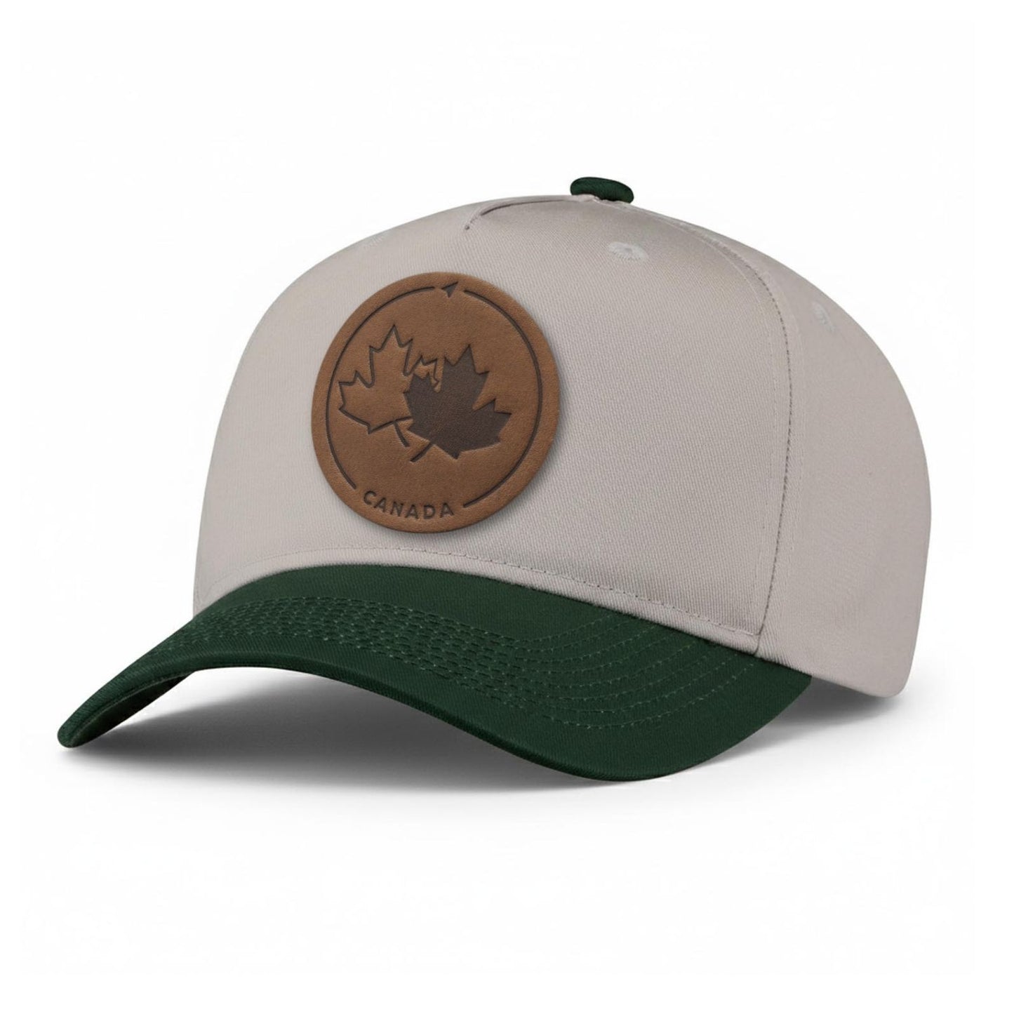 Canada Strong and Free Leather Patch 5-Panel Hat