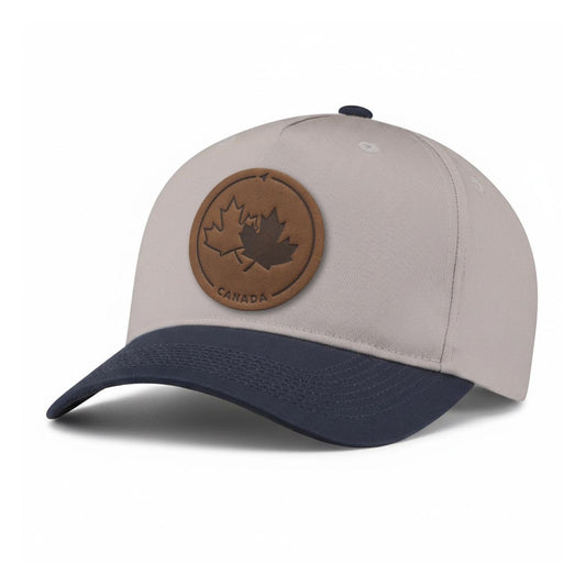 Canada Strong and Free Leather Patch 5-Panel Hat
