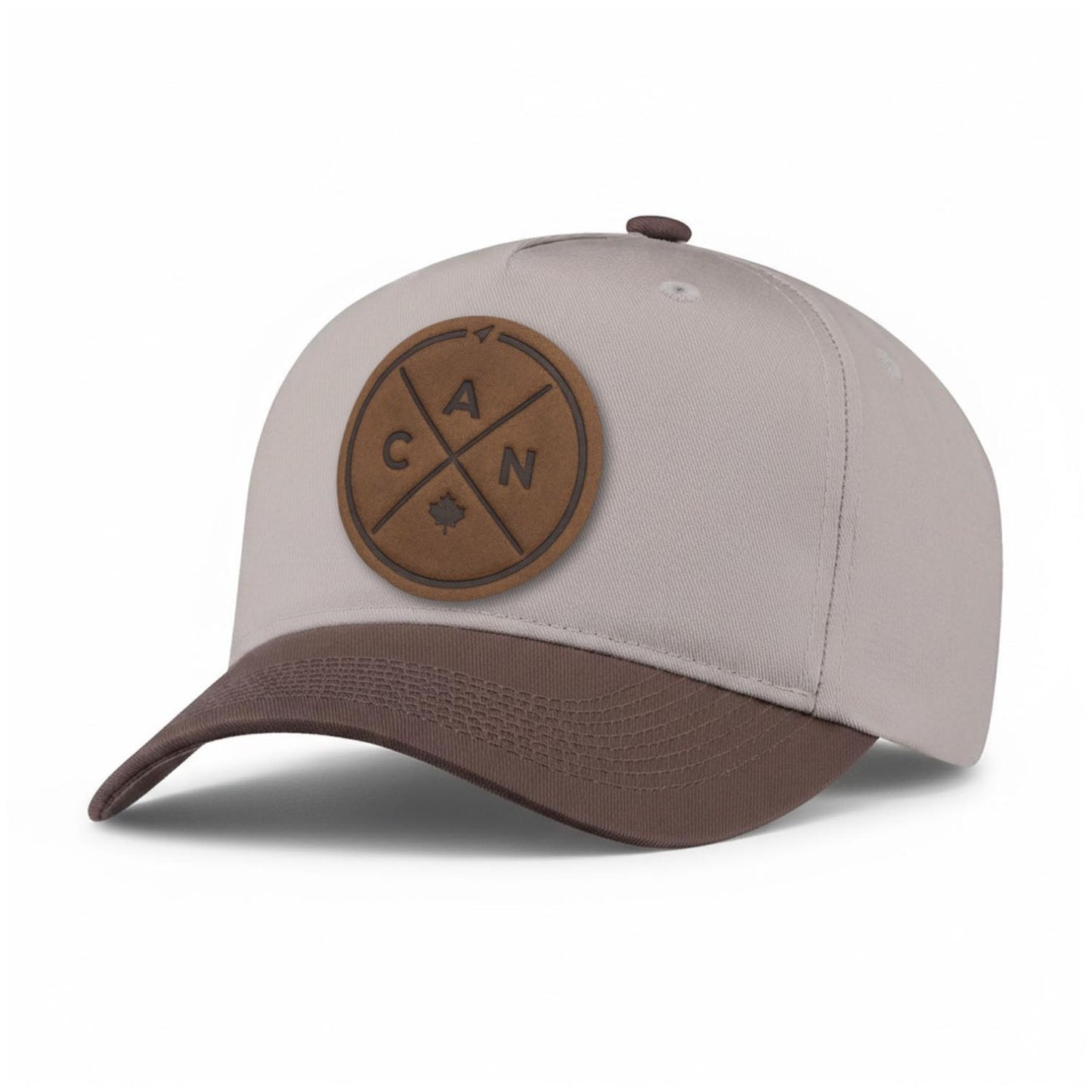 Canada Compass Leather Patch 5-Panel Hat