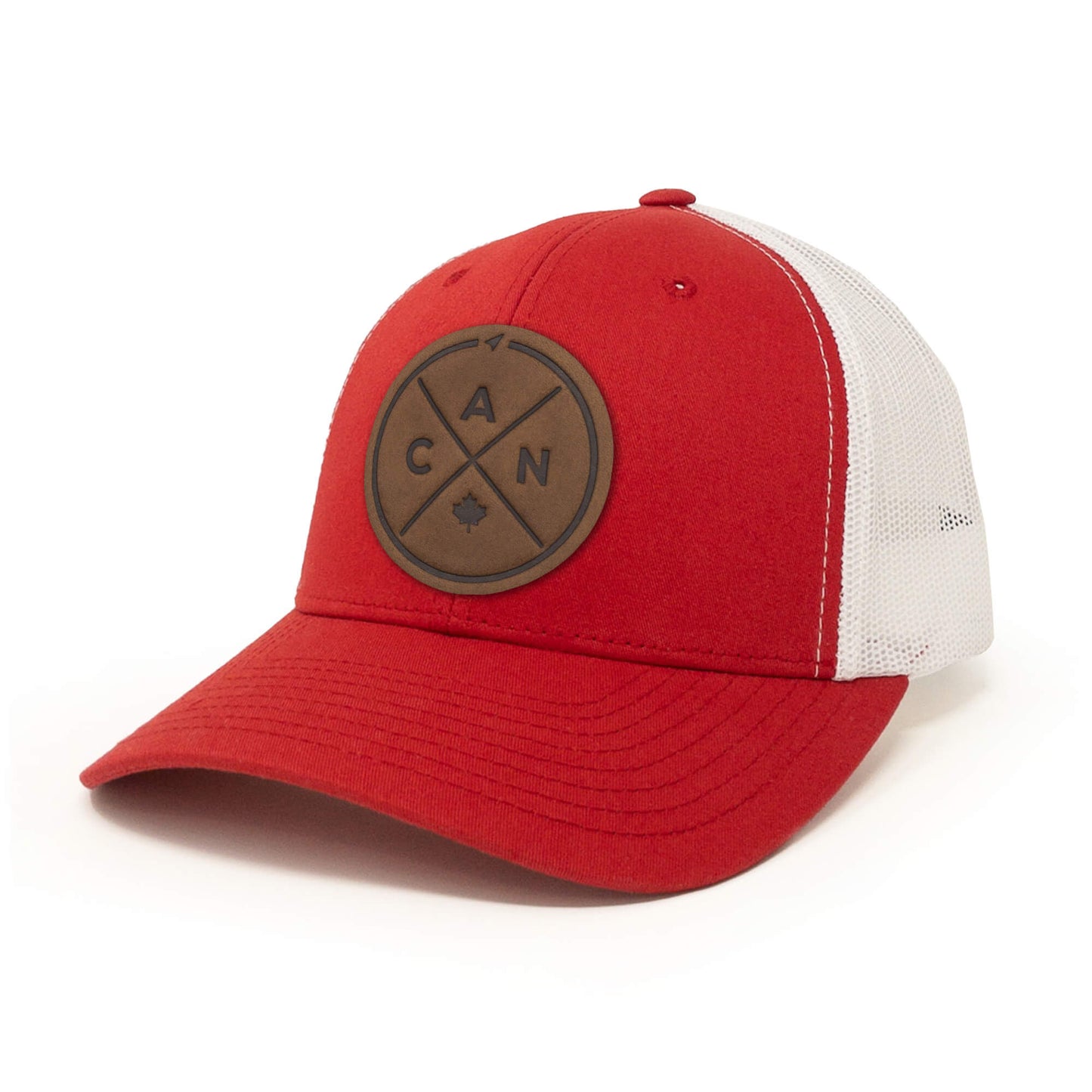 Canada Compass Leather Patch Hat