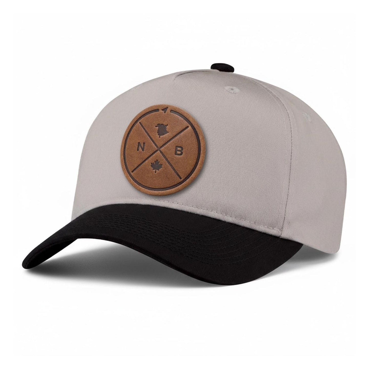 New Brunswick Compass Leather Patch 5-Panel Hat