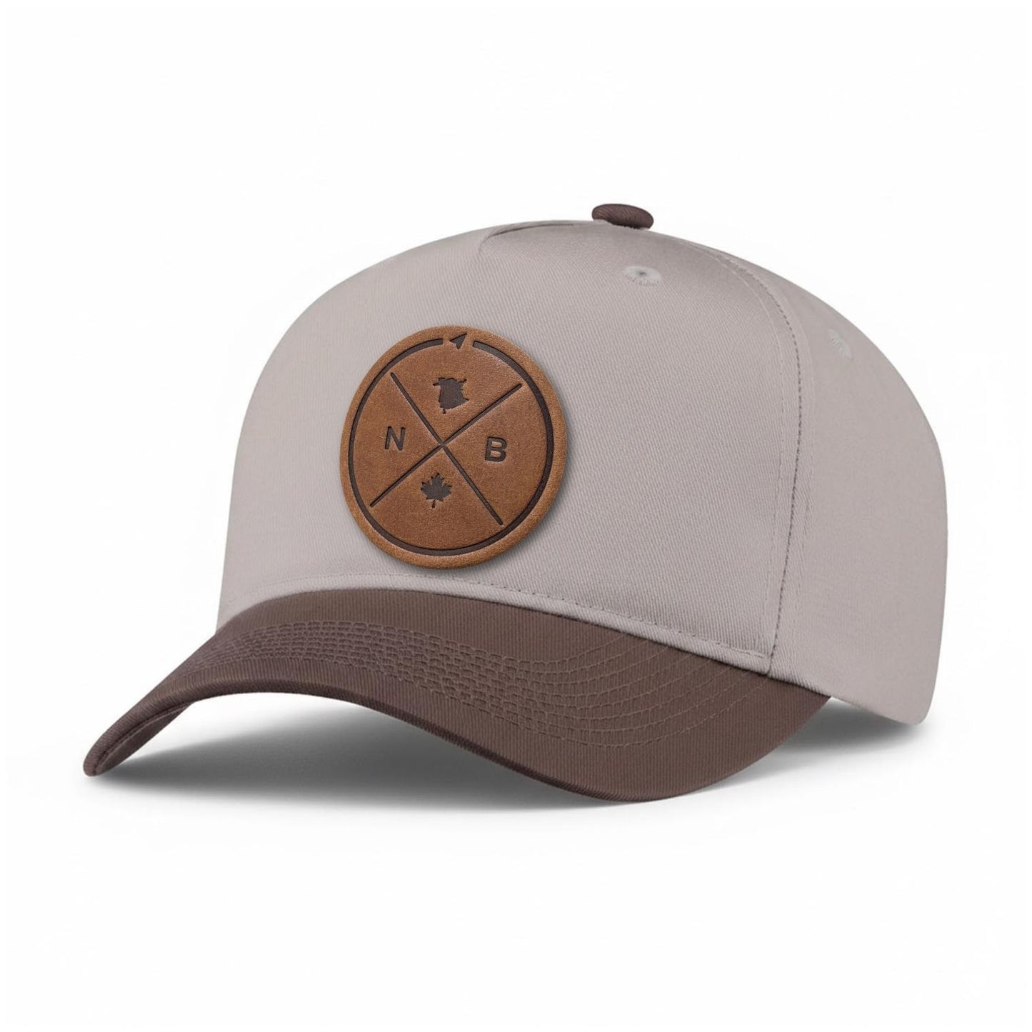 New Brunswick Compass Leather Patch 5-Panel Hat