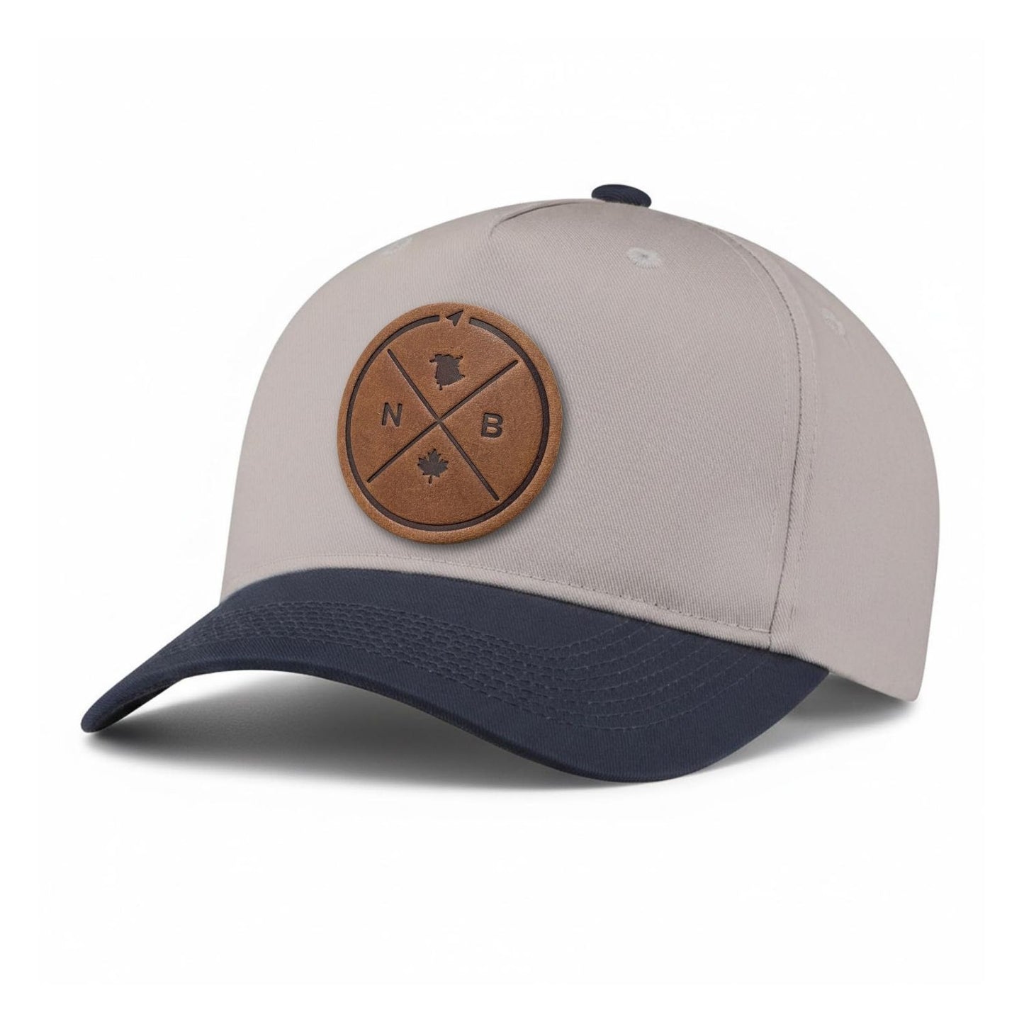 New Brunswick Compass Leather Patch 5-Panel Hat