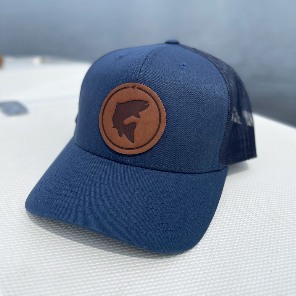 Trout Leather Patch Hat