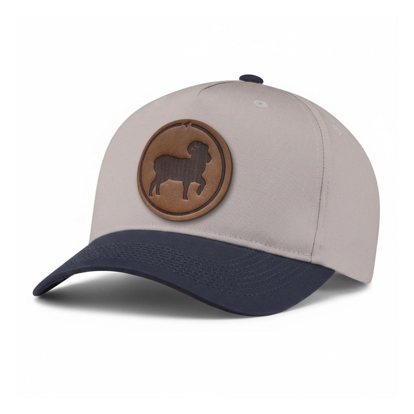Bighorn Sheep Leather Patch 5-Panel Hat