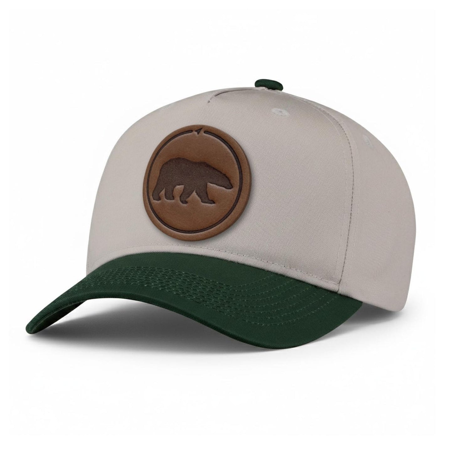 Polar Bear Leather Patch 5-Panel Hat
