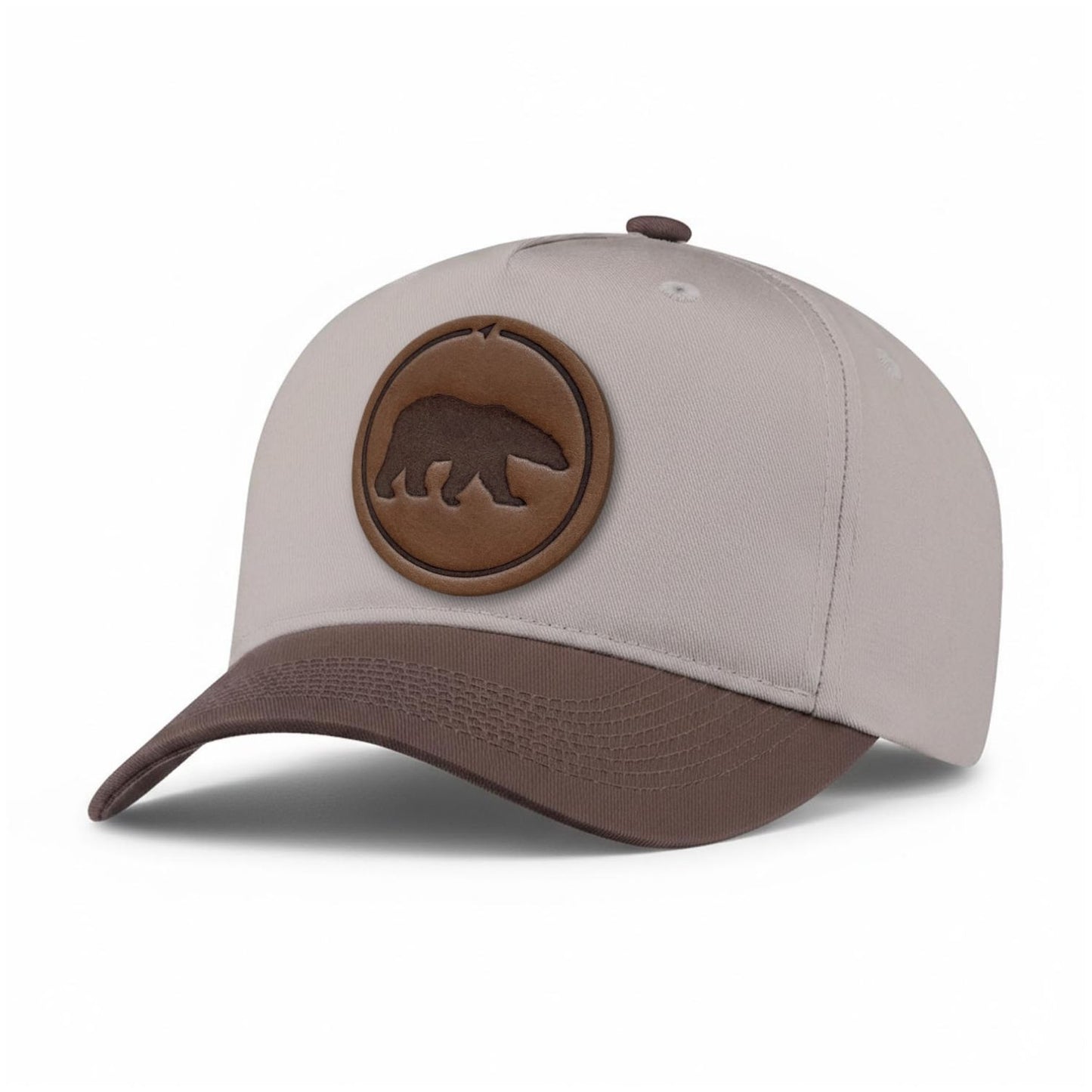 Polar Bear Leather Patch 5-Panel Hat