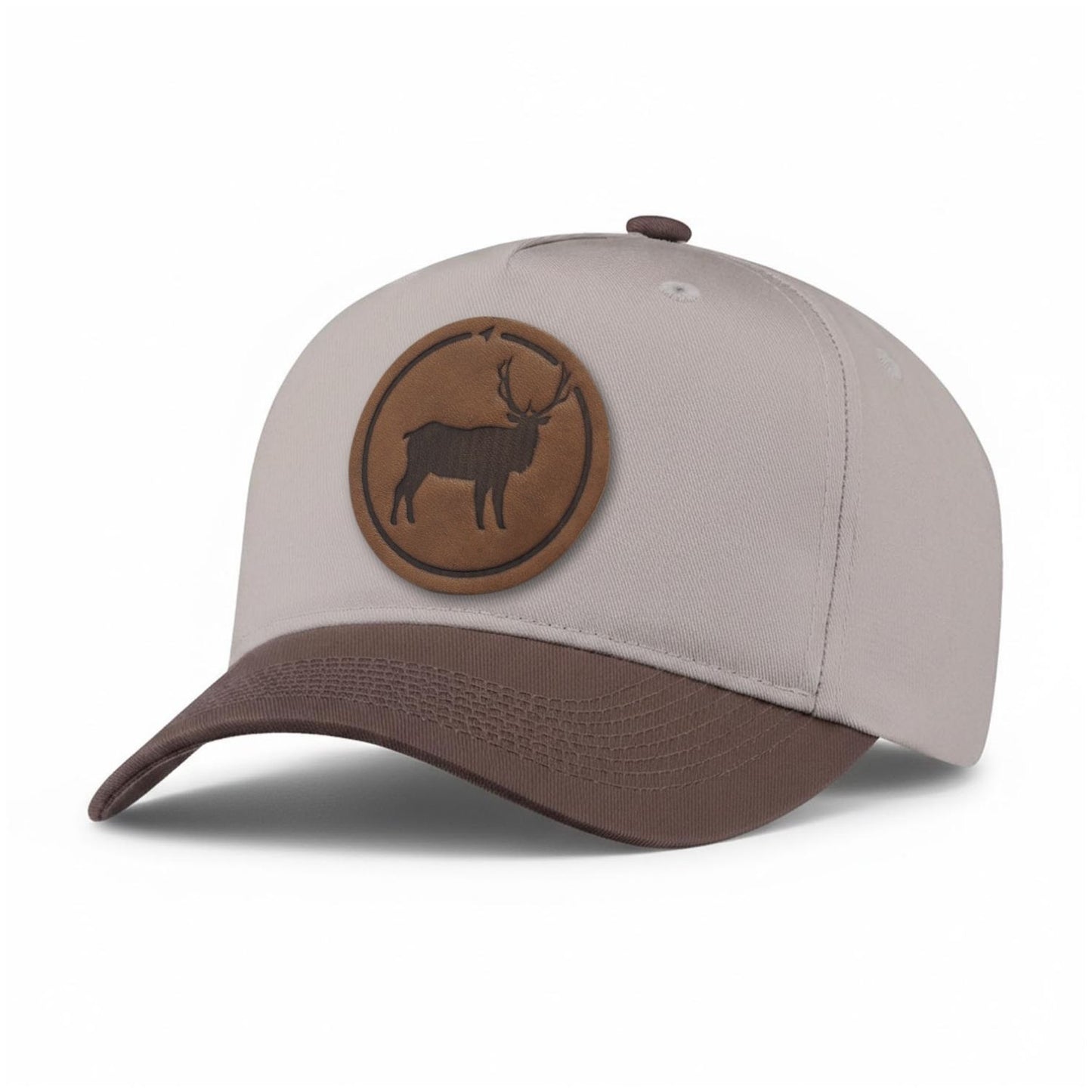 Elk Leather Patch 5-Panel Hat