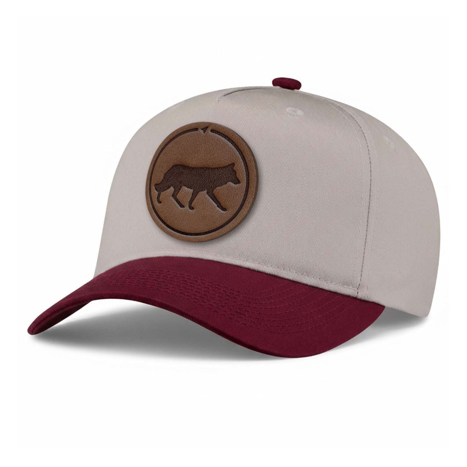 swatch color Burgundy/Putty