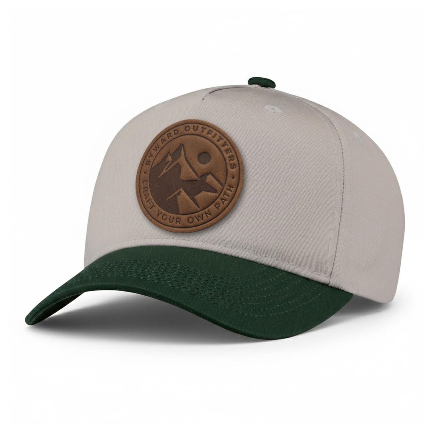 Mountain Escape Leather Patch 5-Panel Hat
