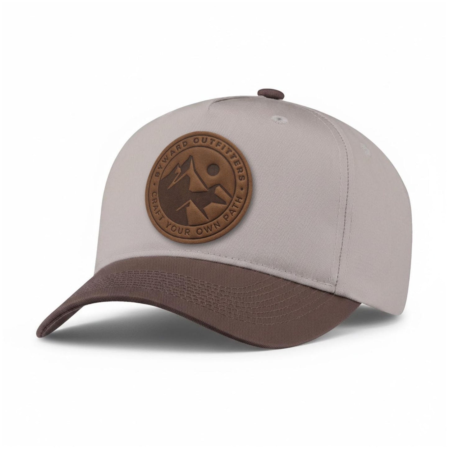 Mountain Escape Leather Patch 5-Panel Hat
