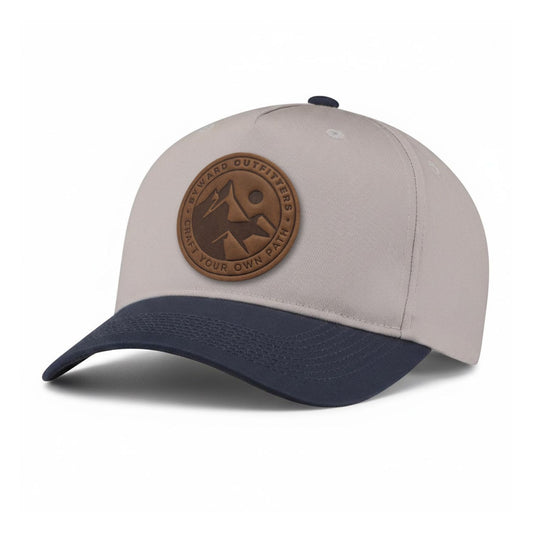 Mountain Escape Leather Patch 5-Panel Hat