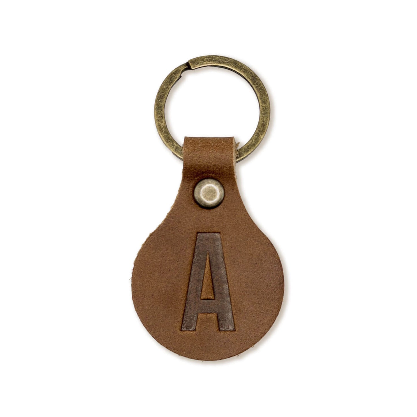 Personalized Leather Keychain