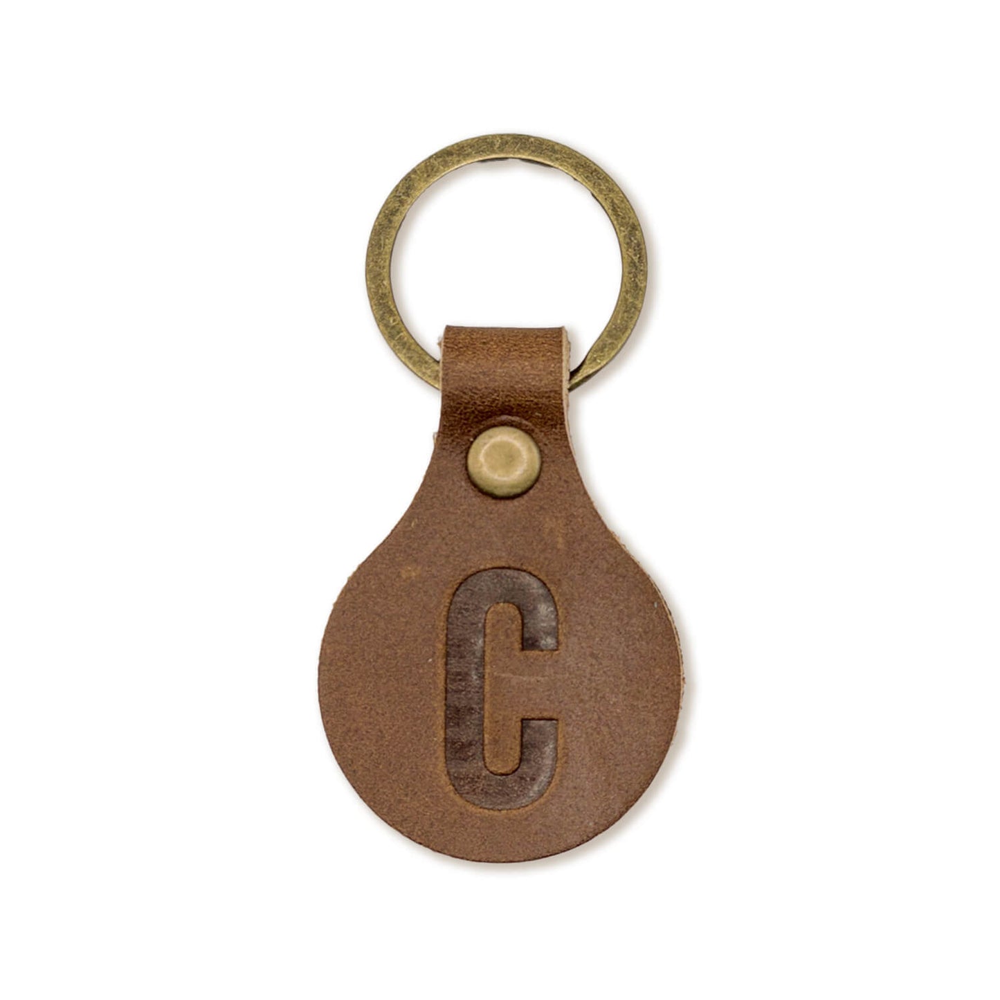 Personalized Leather Keychain