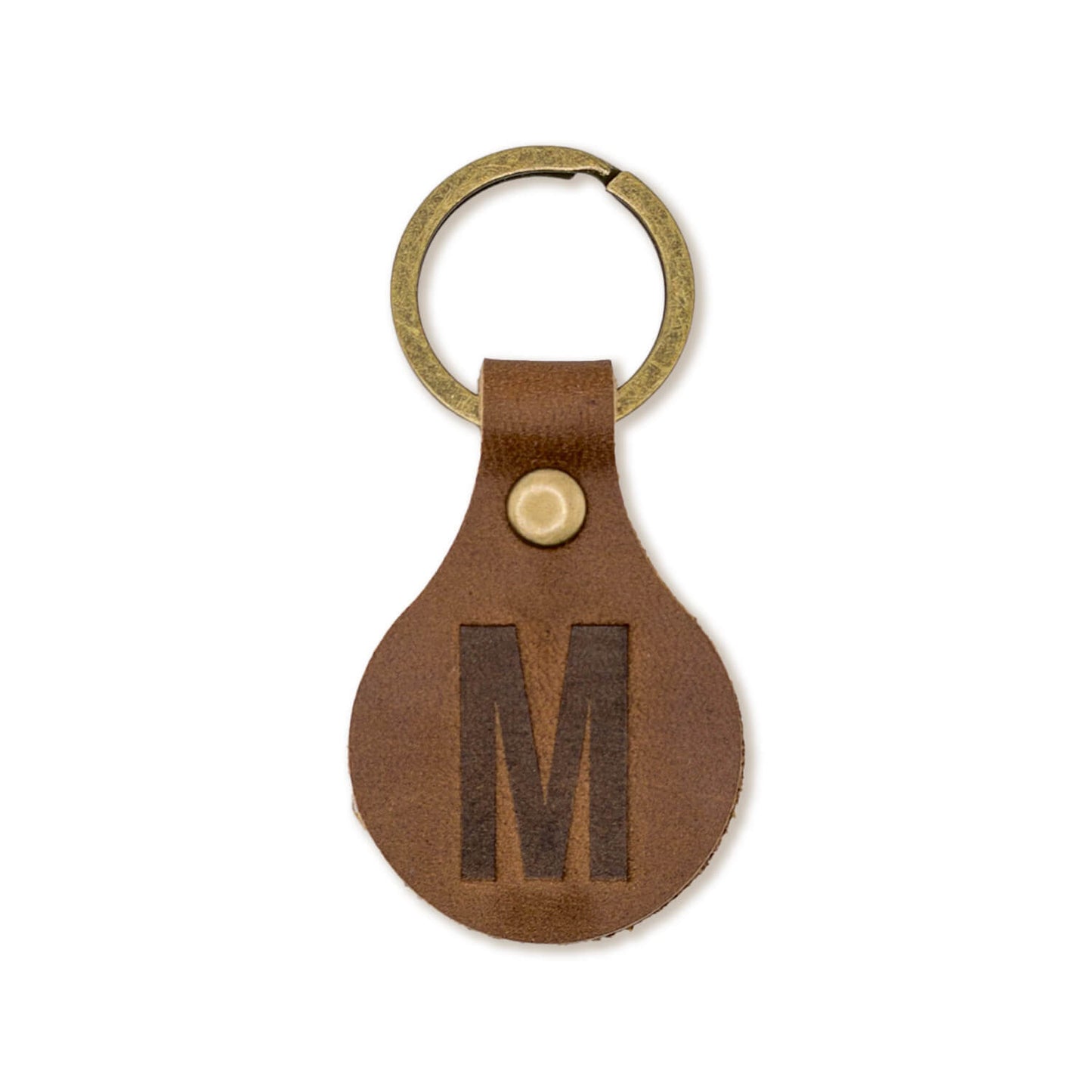 Personalized Leather Keychain