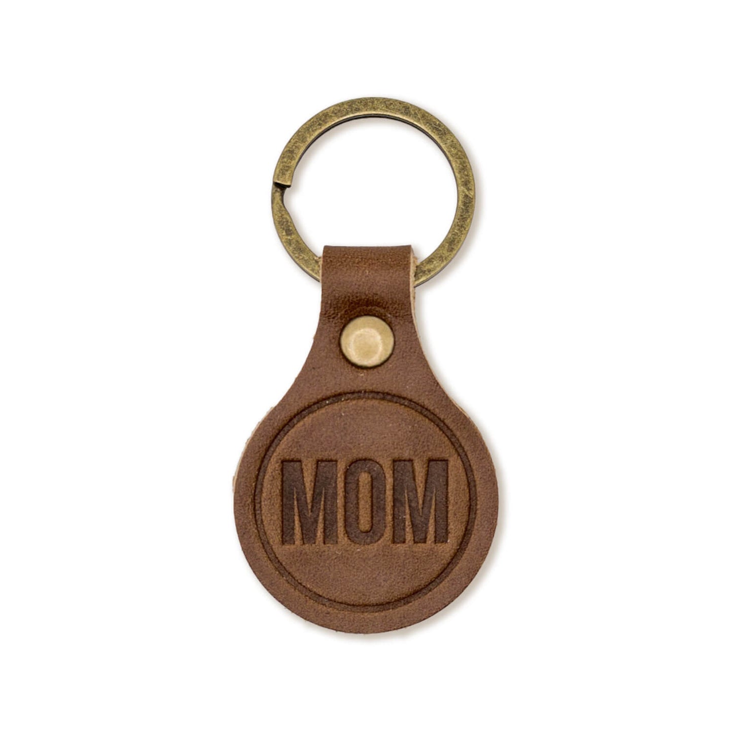 MOM - Leather Keychain