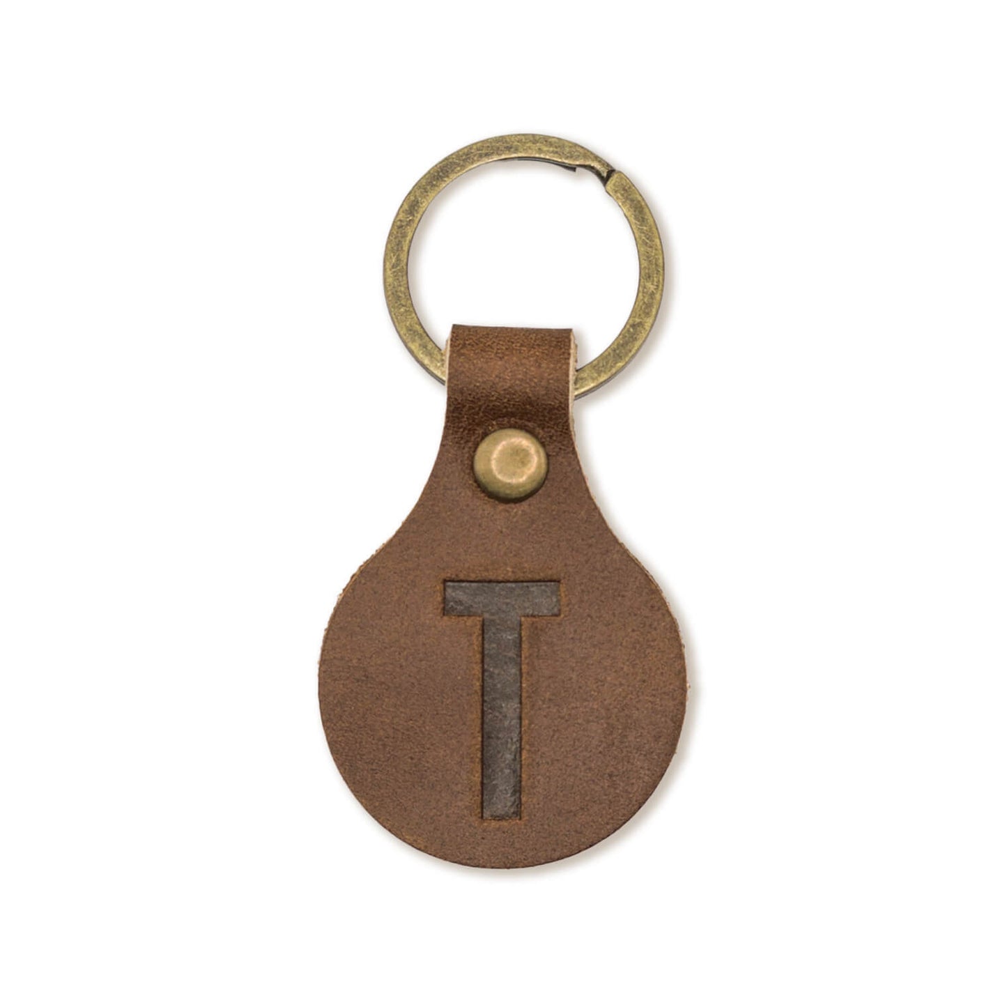 Personalized Leather Keychain