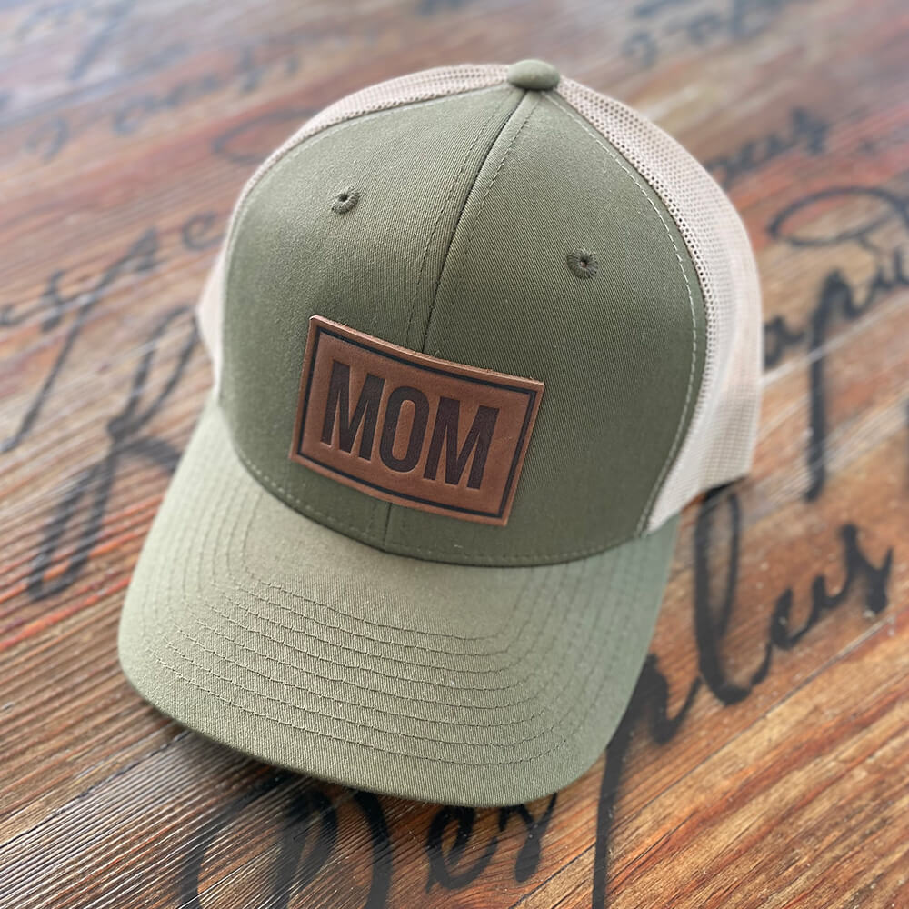 MOM - Leather Patch Hat
