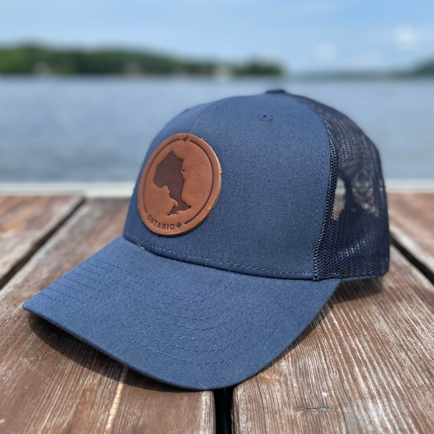 Ontario Leather Patch Hat