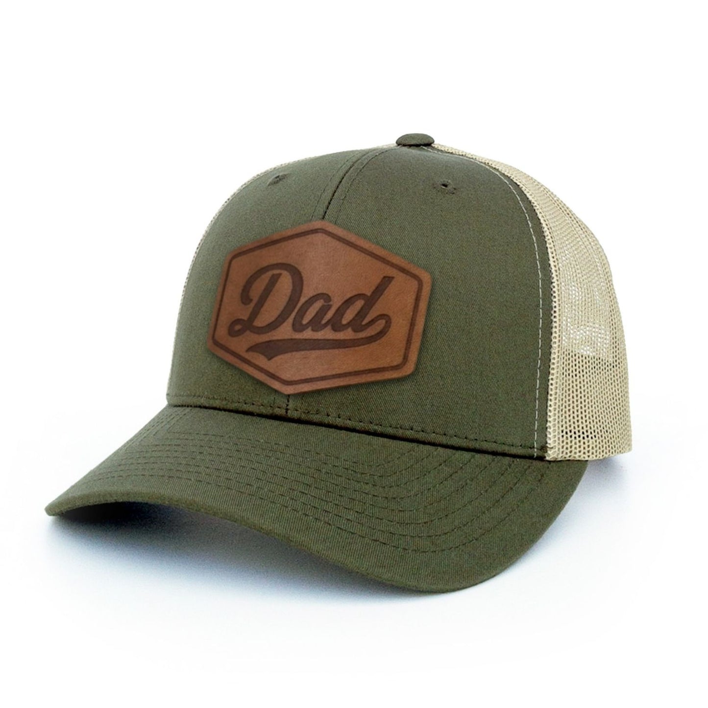 Vintage DAD - Leather Patch Trucker Hat